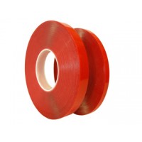 Çift Taraflı Şeffaf Polyester Bant - 8 mm 22 micron 50 metre..
