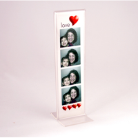 Sale TD (10,5 x 29,7 cm) dikey çift taraflı pleksi föylük..