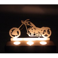 B&D Ahşap Tealight Mumluk Chopper..