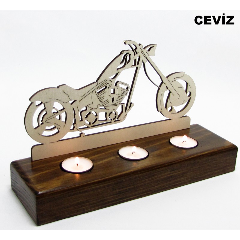 B&D Ahşap Tealight Mumluk Chopper B&D Ahşap Tealight Mumluk Chopper