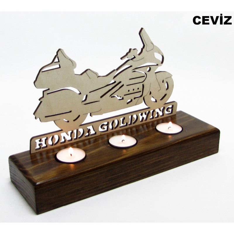 B&D Ahşap Tealight Mumluk Goldwing B&D Ahşap Tealight Mumluk Goldwing