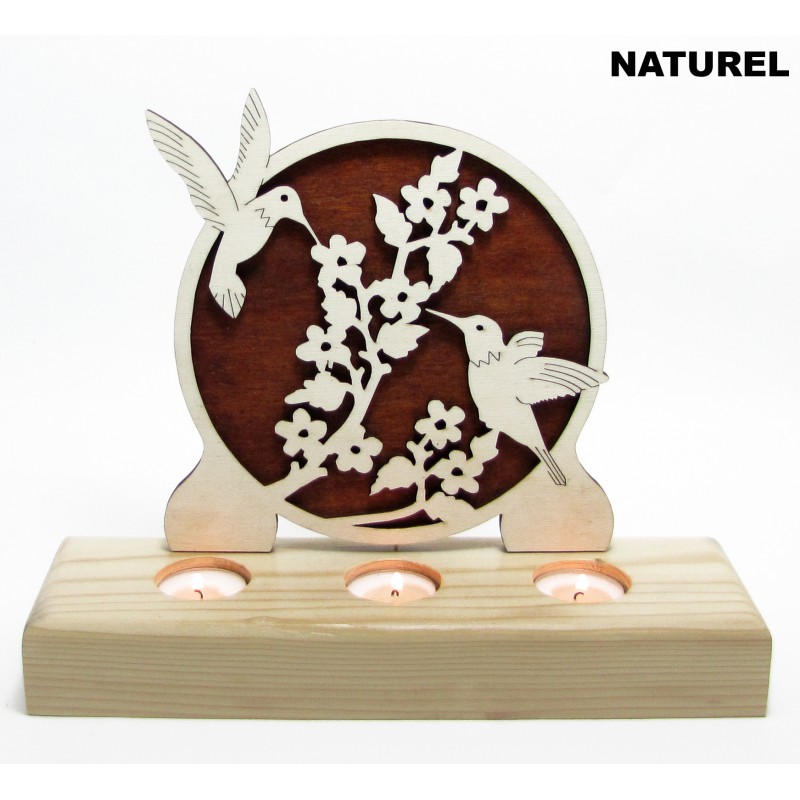 B&D Ahşap Tealight Mumluk Arıkuşu B&D Ahşap Tealight Mumluk Arıkuşu