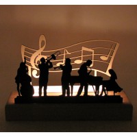B&D Ahşap Tealight Mumluk Jazz..