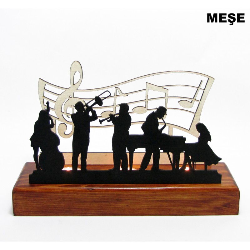 B&D Ahşap Tealight Mumluk Jazz B&D Ahşap Tealight Mumluk Jazz