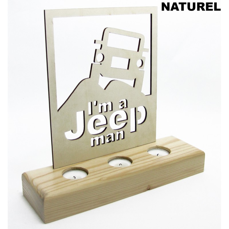B&D Ahşap Tealight Mumluk Jeep B&D Ahşap Tealight Mumluk Jeep