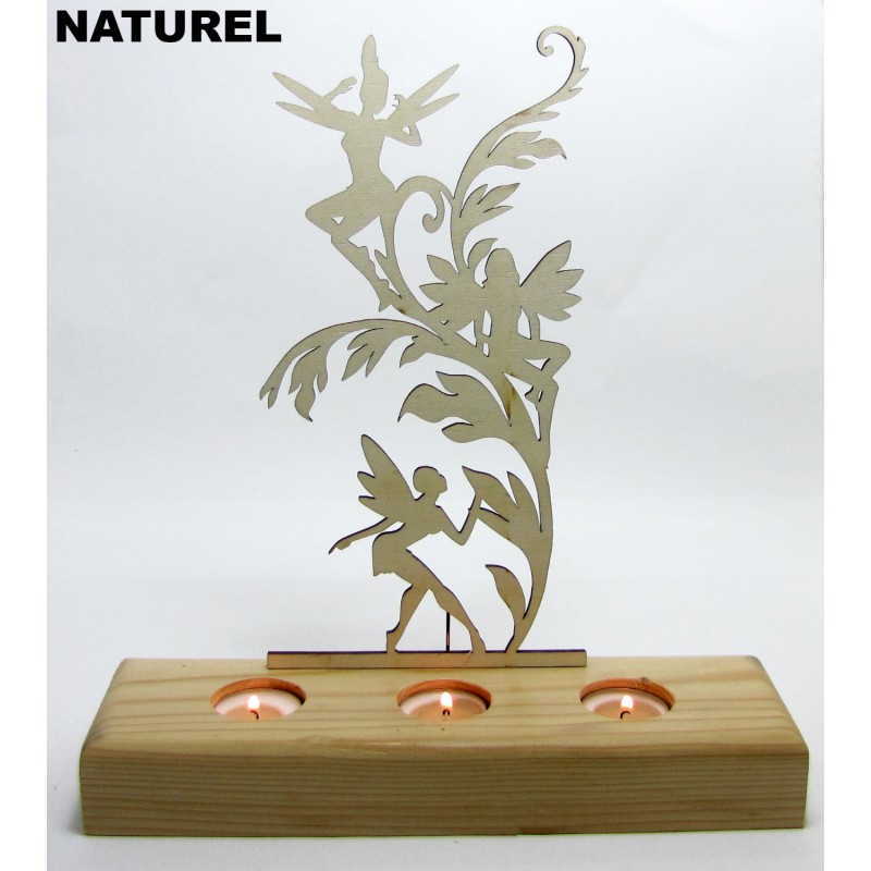 B&D Ahşap Tealight Mumluk Melekler B&D Ahşap Tealight Mumluk Melekler