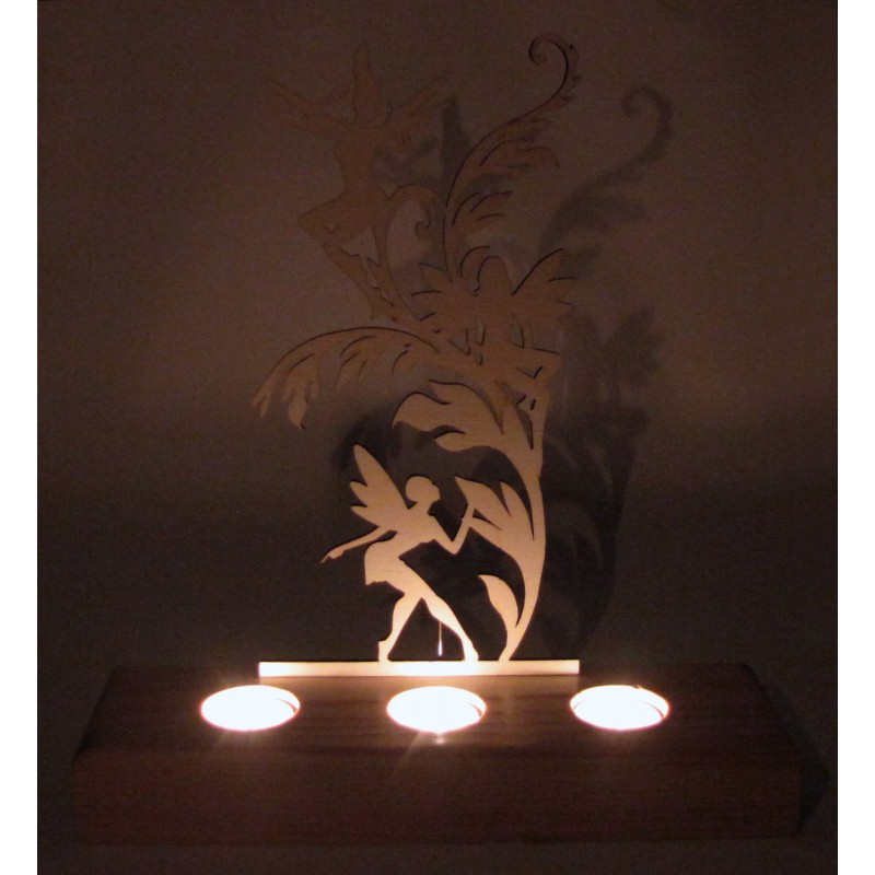 B&D Ahşap Tealight Mumluk Melekler B&D Ahşap Tealight Mumluk Melekler