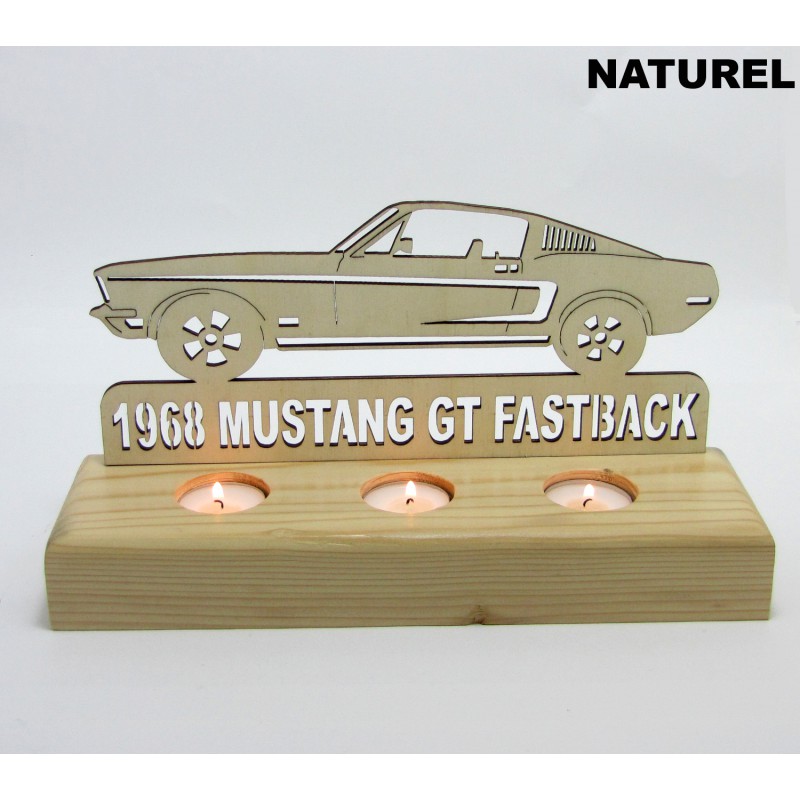 B&D Ahşap Tealight Mumluk Mustang B&D Ahşap Tealight Mumluk Mustang