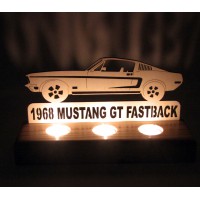 B&D Ahşap Tealight Mumluk Mustang..