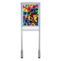 APT 570 Ayaklı tek yüz 50x70 poster pano..