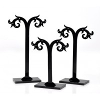 KPS 784 Barok pleksi küpe standı (3'lü set)..