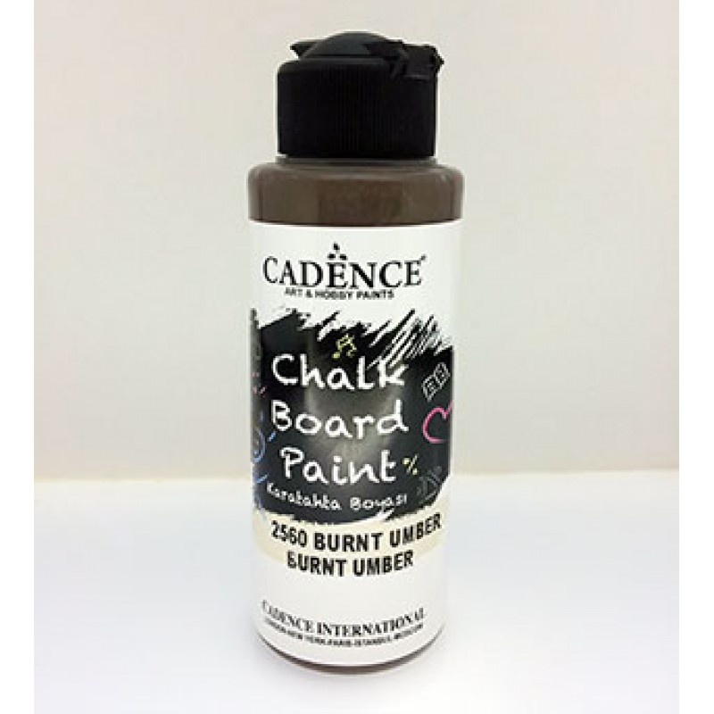 Burnt umber 120 ml kara tahta boyası Burnt umber 120 ml kara tahta boyası