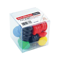 Mıknatıslı pimler çap 2 cm  - 30 adet..