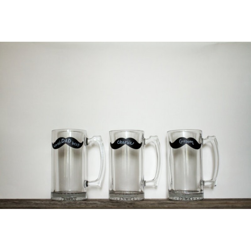 MS 3018 Bıyık mini karatahta sticker (3,5 x 10 cm) 14 adet MS 3018 Bıyık mini karatahta sticker (3,5 x 10 cm) 14 adet