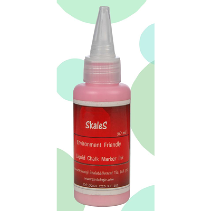 KTR PM Pembe sıvı tebeşir mürekkebi (50ml) KTR PM Pembe sıvı tebeşir mürekkebi (50ml)
