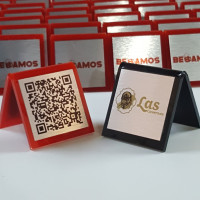 QR Code Kare Kod Menü Stand 002..
