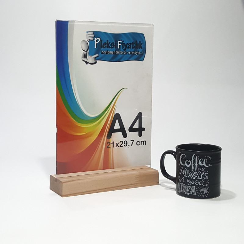 A4 Ahşap Ayaklı Dikey Föylük (21 x 30 cm) Elegant A4 Ahşap Ayaklı Dikey Föylük (21 x 30 cm) Elegant