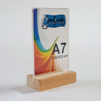 A7 Ahşap Ayaklı Dikey Föylük (7,4x10,5 cm)..