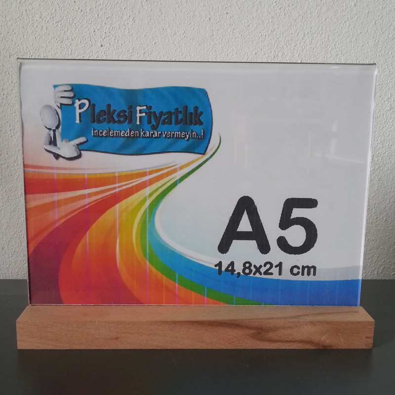 A5 Ahşap Ayaklı Yatay Föylük (21 x 15 cm) A5 Ahşap Ayaklı Yatay Föylük (21 x 15 cm)