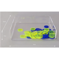 PKT 225 (25x25x5 cm) pleksi organizer kutu..