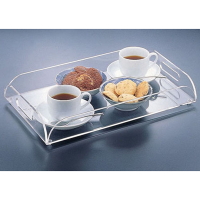 TPS 306 Ovalli pleksi servis tepsisi(38x20 cm)..